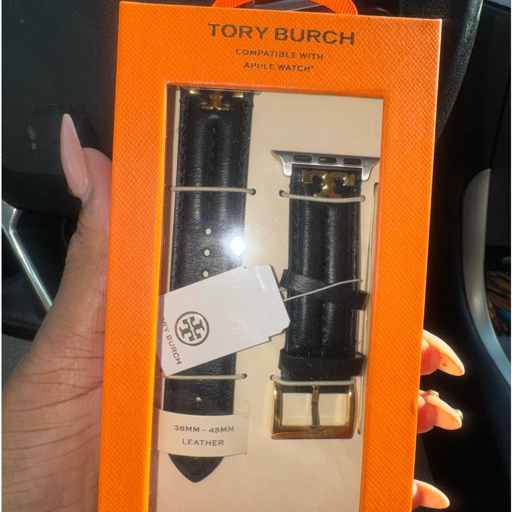 Tory Burch leather Apple Watch band